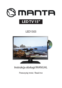 Instrukcja Manta LED1503 Telewizor LED