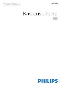 Kasutusjuhend Philips 50PUS9005 LED-teler