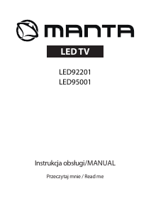 Instrukcja Manta LED92201 Telewizor LED