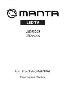 Handleiding Manta LED93205 LED televisie