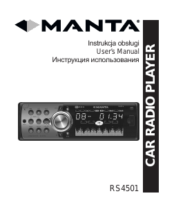 Instrukcja Manta RS4501 Radio samochodowe