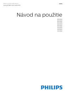 Návod Philips 55PFK6580 LED televízor