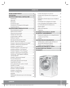 Manual de uso Longvie L8010 Lavadora