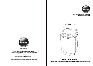 Bruksanvisning Lloyd LWDD80UV Tvättmaskin