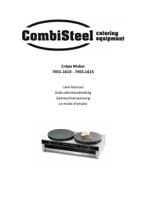Manual CombiSteel 7455.1610 Crepe Maker