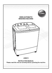 Manual Lloyd LWMS75 Washing Machine