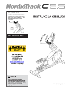 Instrukcja NordicTrack C5.5 Orbitrek