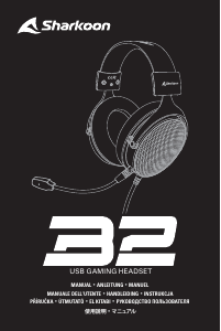 Használati útmutató Sharkoon B2 Mikrofonos fejhallgató