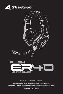 Manual de uso Sharkoon Rush ER40 Headset