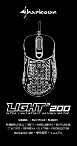 Kullanım kılavuzu Sharkoon Light² 200 Fare
