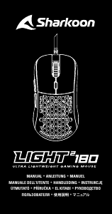 Használati útmutató Sharkoon Light² 180 Egér