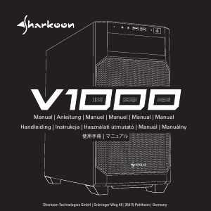 Manuale Sharkoon V1000 Case PC