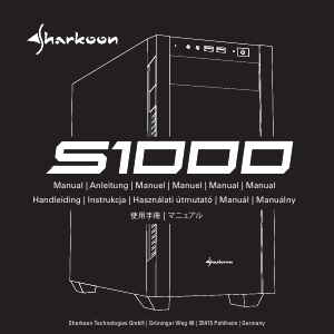 Manuál Sharkoon S1000 PC Skřín