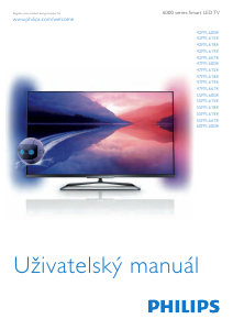 Manuál Philips 55PFL6008 LED televize
