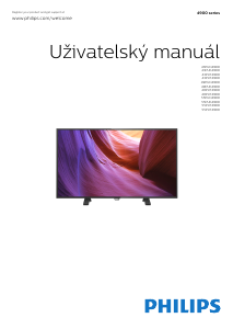 Manuál Philips 55PUK4900 LED televize
