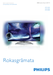 Rokasgrāmata Philips 55PFL8008 Gaismas diožu televizors