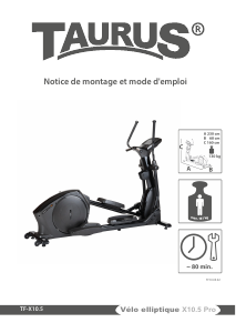 Mode d’emploi Taurus X10.5 Pro Vélo elliptique