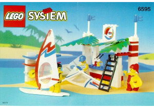 Mode d’emploi Lego set 6595 Town Cabane de surf