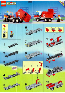Manual Lego set 6668 Town Recycle truck