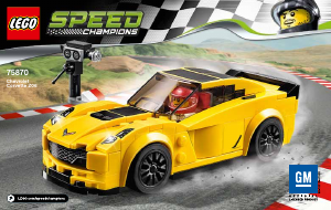 Instrukcja Lego set 75870 Speed Champions Chevrolet Corvette Z06