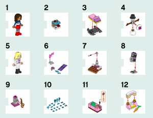 Käyttöohje Lego set 41102 Friends Joulukalenteri