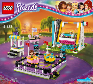 Bruksanvisning Lego set 41133 Friends Bilar i nöjesparken