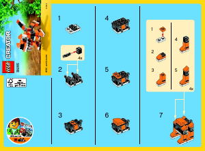 Instrukcja Lego set 30285 Creator Tygrys