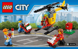 Bedienungsanleitung Lego set 60100 City Flughafen Starter-Set
