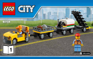 Handleiding Lego set 60104 City Vliegveld passagiersterminal