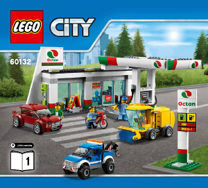 Manual Lego set 60132 City Service station