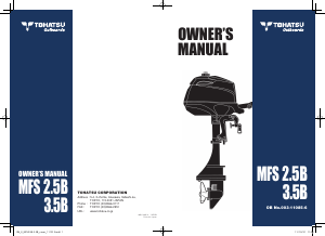 Handleiding Tohatsu MFS3.5B Buitenboordmotor