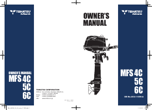 Handleiding Tohatsu MFS4C Buitenboordmotor