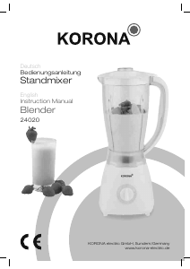 Bruksanvisning Korona 24020 Blender
