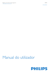 Manual Philips 55PUS8909C Televisor LED