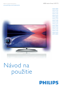 Návod Philips 60PFL6008 LED televízor