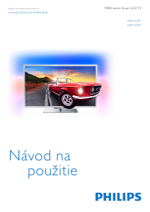 Návod Philips 60PFL9607S LED televízor
