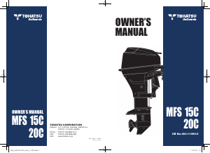 Manual Tohatsu MFS20C Outboard Motor