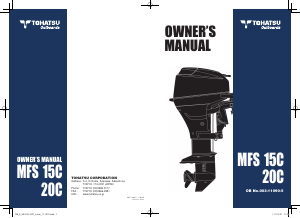 Handleiding Tohatsu MFS20C Buitenboordmotor