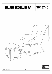 Manual de uso JYSK Ejerslev Sillón