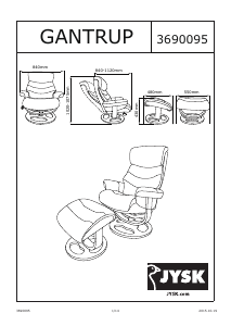 Instrukcja JYSK Gantrup Fotel