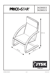 Instrukcja JYSK Price Star Fotel