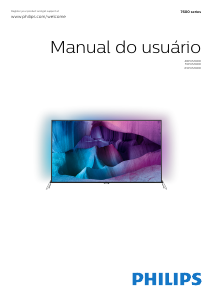 Manual Philips 65PUS7600 Televisor LED