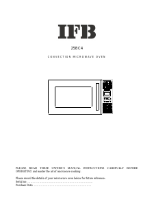 Bruksanvisning IFB 25BC4 Mikrovågsugn