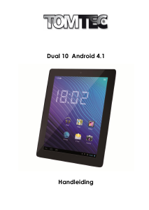 Handleiding Tom Tec Dual 10 Tablet