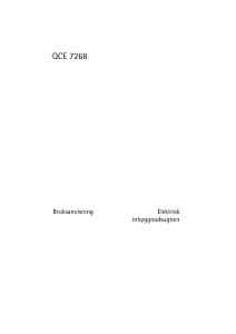 Bruksanvisning Husqvarna-Electrolux QCE7268X Ugn