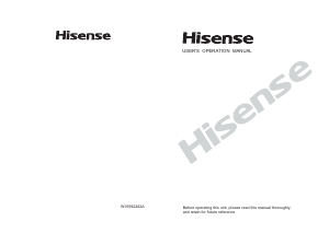 Bruksanvisning Hisense HWFE7510 Tvättmaskin
