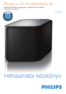 Használati útmutató Philips AW3000 Hangszóró