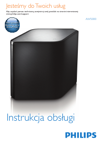 Instrukcja Philips AW5000 Głośnik