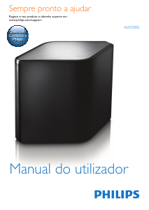 Manual Philips AW5000 Altifalante