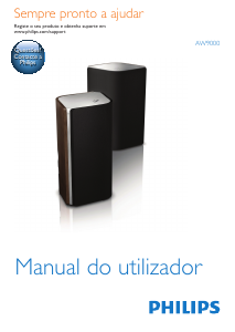 Manual Philips AW9000 Altifalante